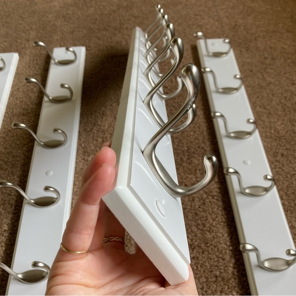 Coat racks heavy duty hooks lot of 4 - Picture 6 of 13